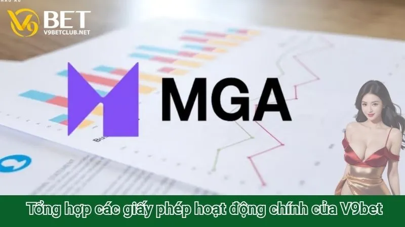 Tổng hợp các giấy phép hoạt động chính của V9bet